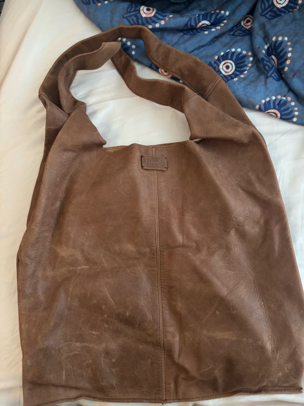Shinola Market Tote Hobo bag (with dust bag) - Picture 2 of 6